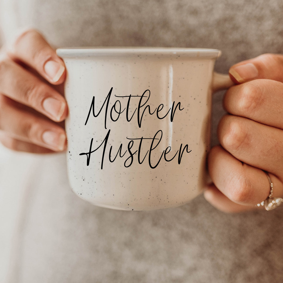 Mother Hustler 14.5oz Ceramic Coffee Mug - Funny Mom Hustle Gift For Moms