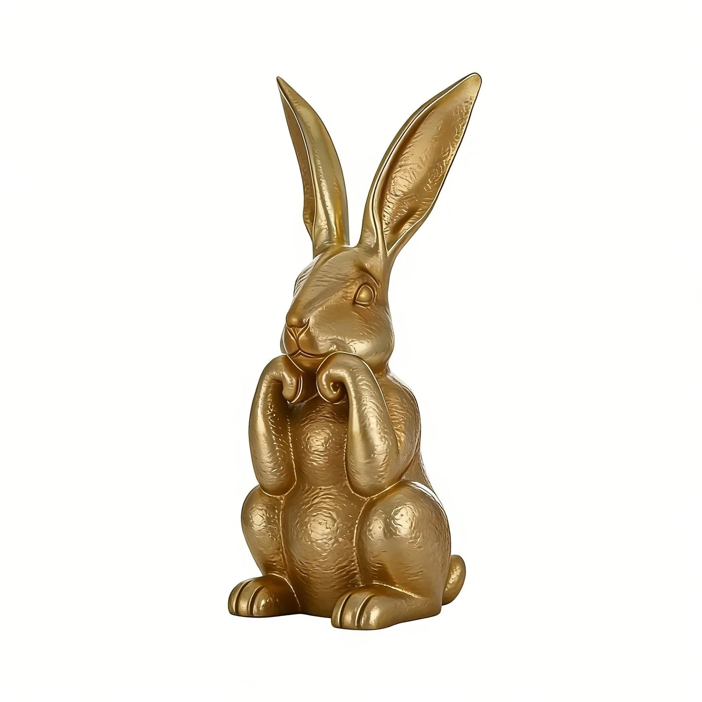 Bunny Statue - Modern Golden 11.81inch