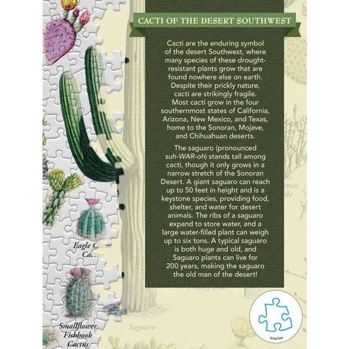 Cacti of the Desert Southwest 1000 Piece Jigsaw Puzzle | Masterpieces