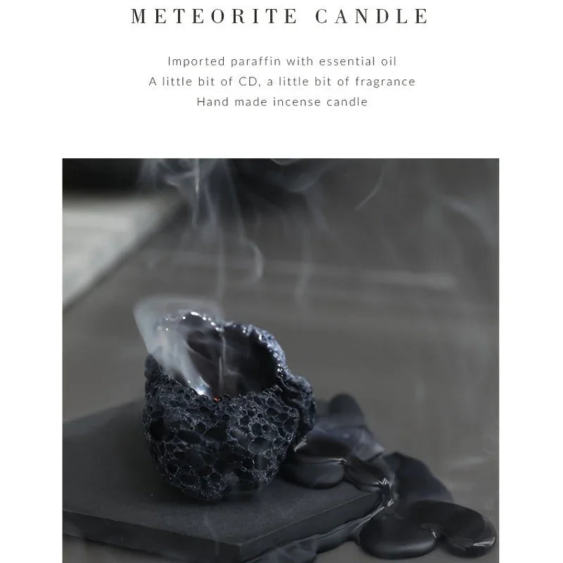 Candles - Meteorite Stone Set