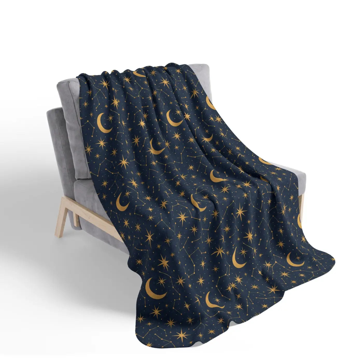 DipaliZ Celestial Sherpa Blanket Ultimate Warmth Fleece