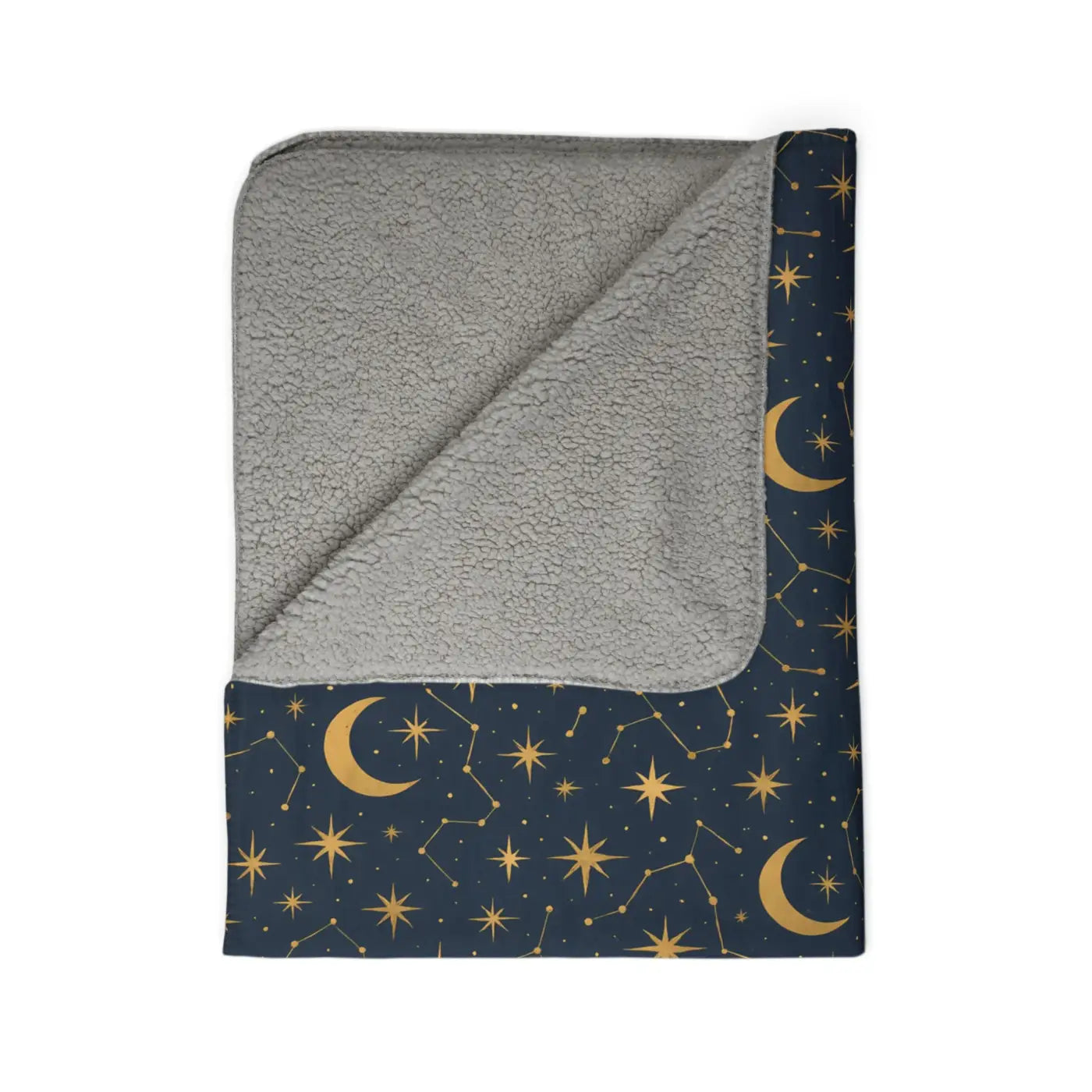 DipaliZ Celestial Sherpa Blanket Ultimate Warmth Fleece