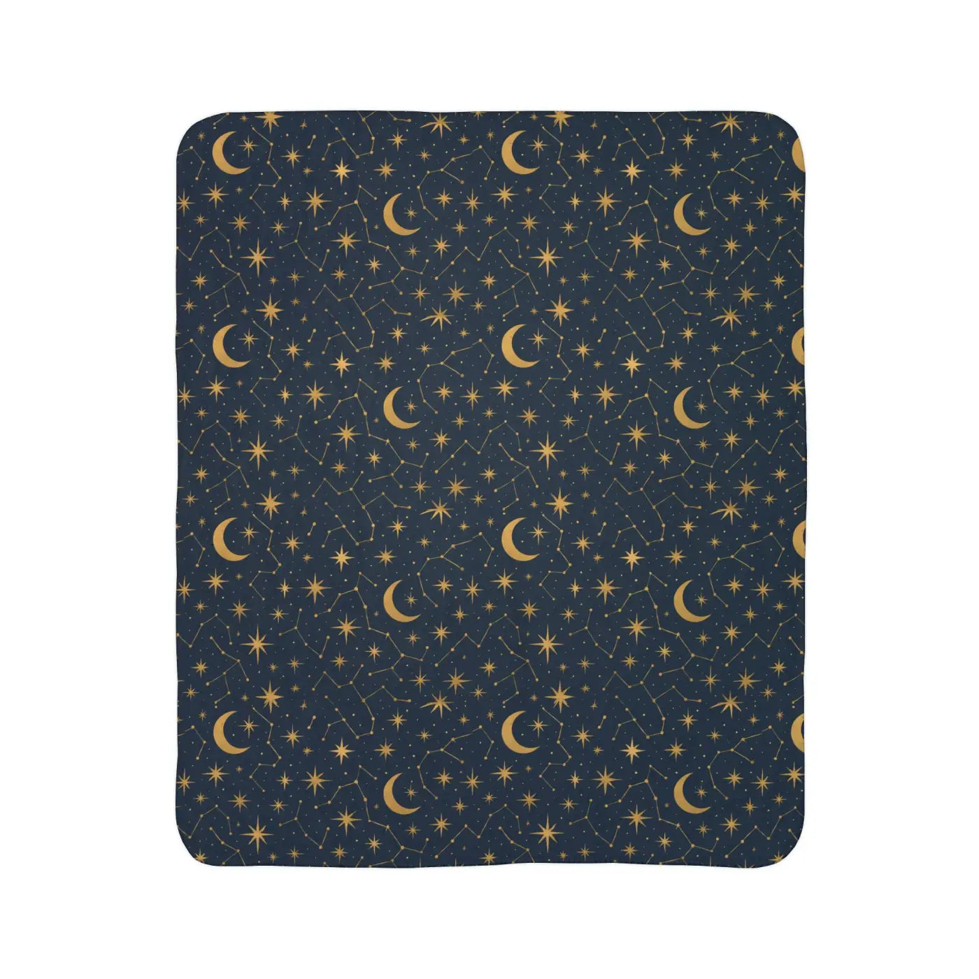 DipaliZ Celestial Sherpa Blanket Ultimate Warmth Fleece