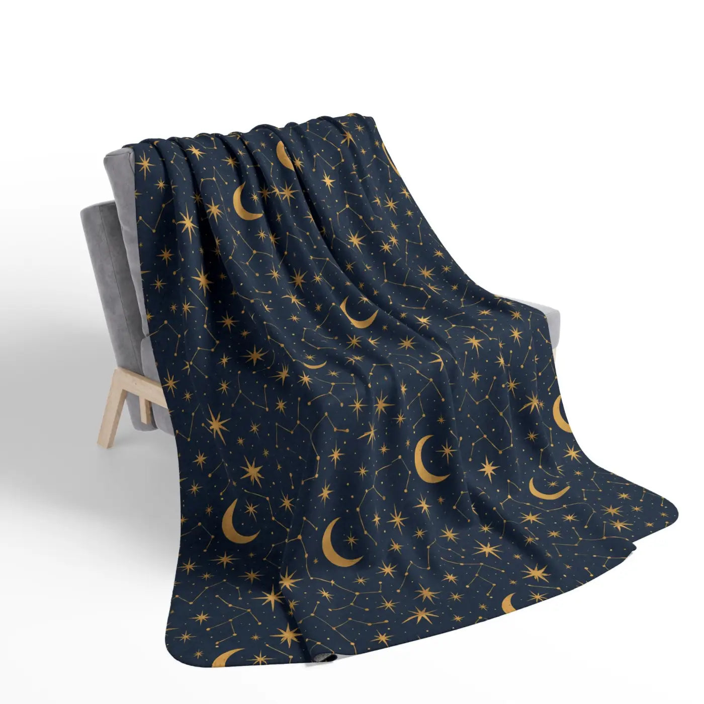 DipaliZ Celestial Sherpa Blanket Ultimate Warmth Fleece