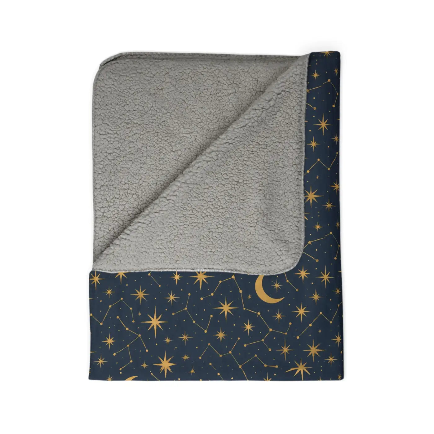 DipaliZ Celestial Sherpa Blanket Ultimate Warmth Fleece