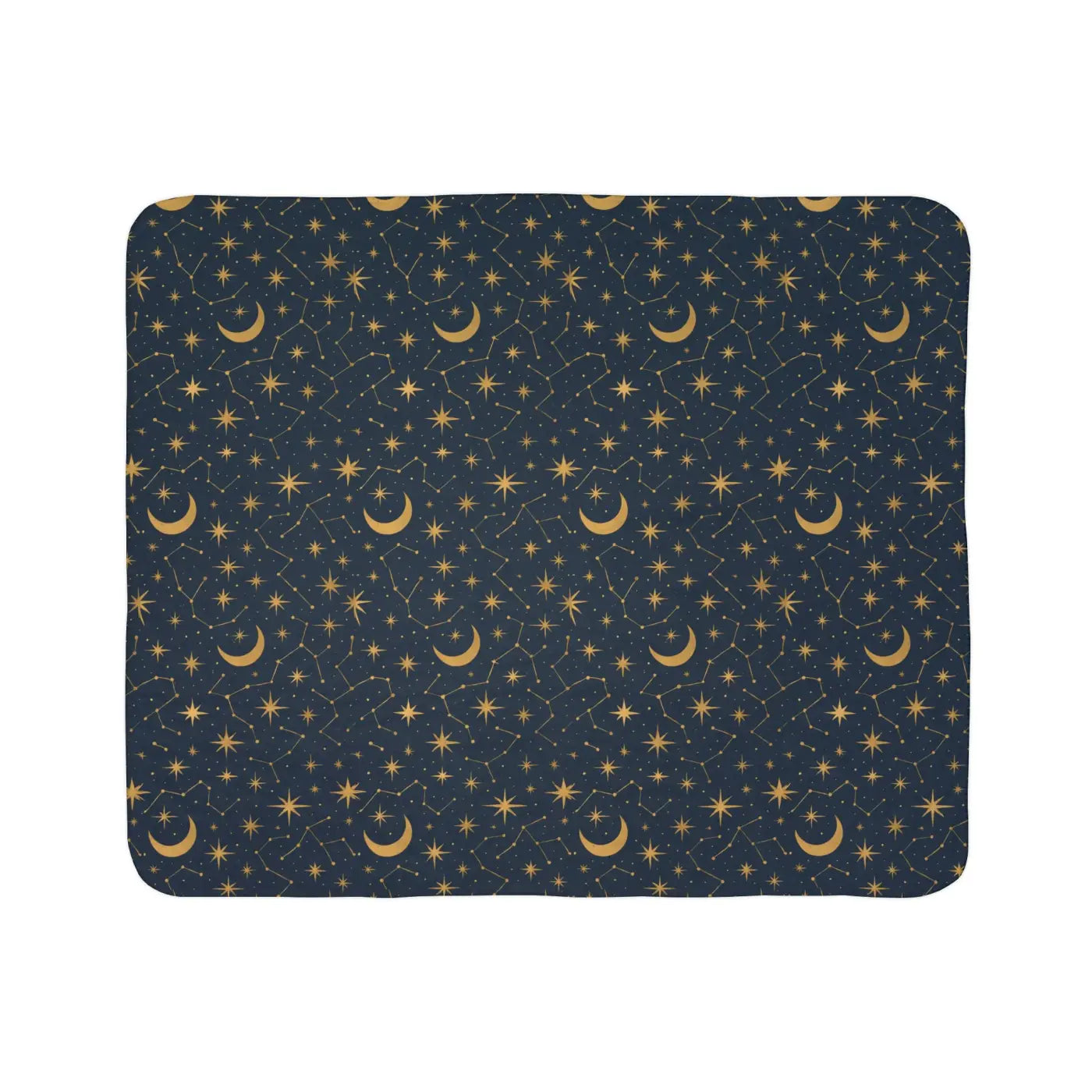 DipaliZ Celestial Sherpa Blanket Ultimate Warmth Fleece
