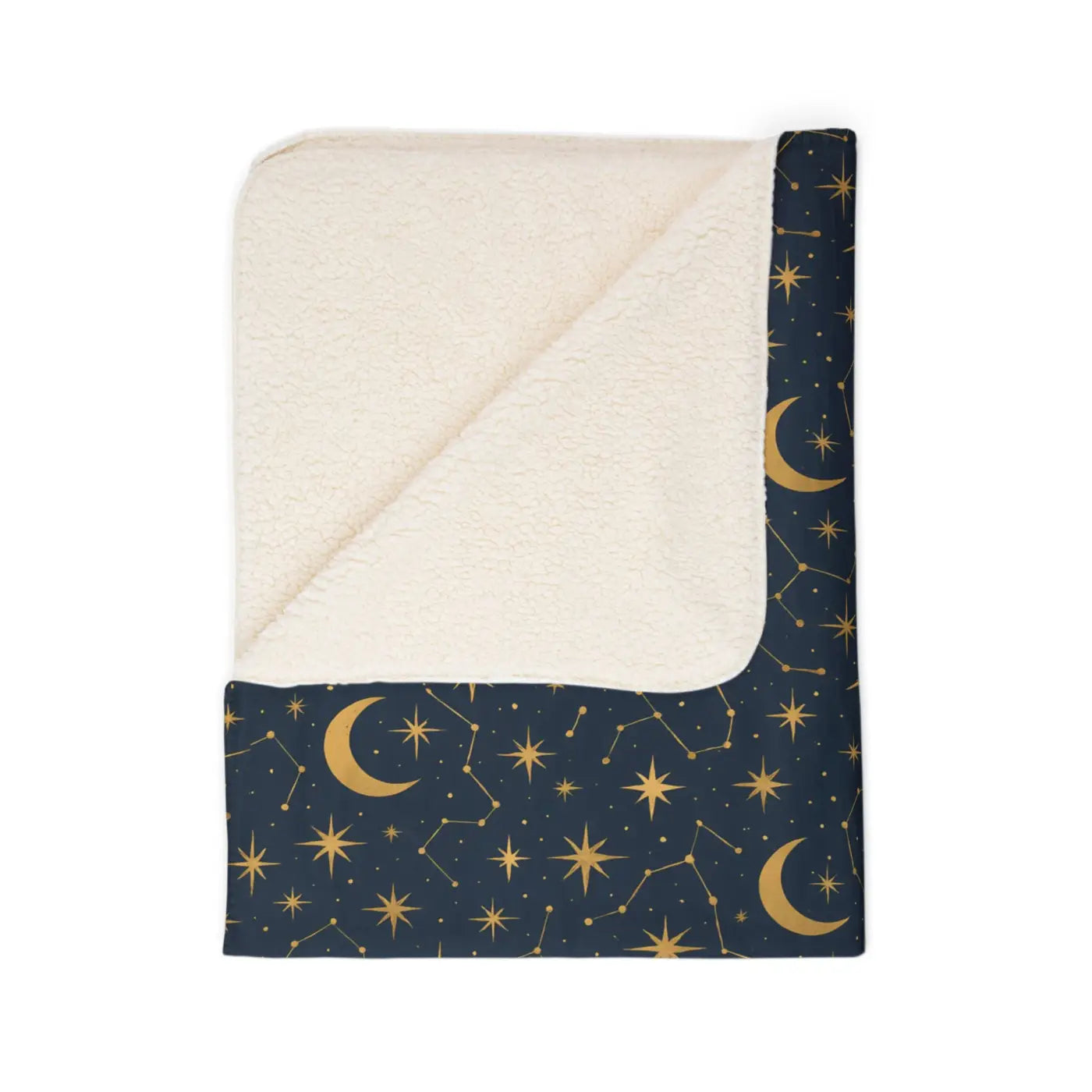 DipaliZ Celestial Sherpa Blanket Ultimate Warmth Fleece