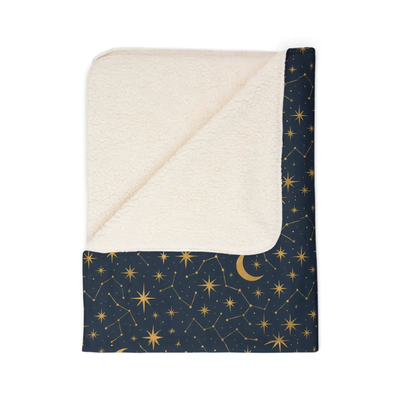 DipaliZ Celestial Sherpa Blanket Ultimate Warmth Fleece