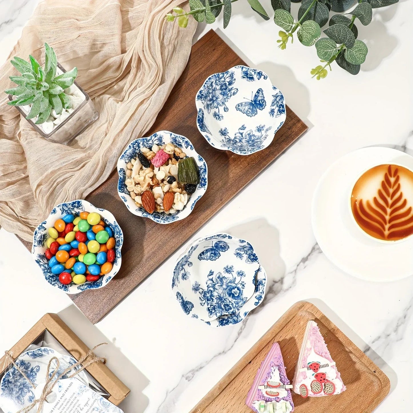 Ceramic Small Bowls 50 Pack Miniature Serving Dishes