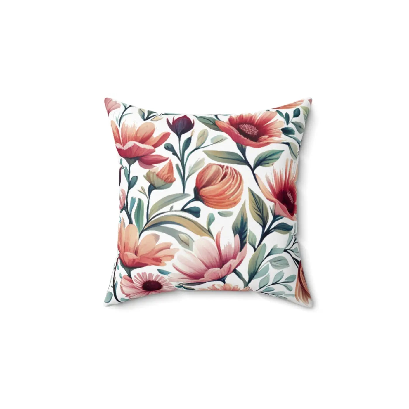 DipaliZ Colorful Large Flowers Pillow – Eco-friendly Gift