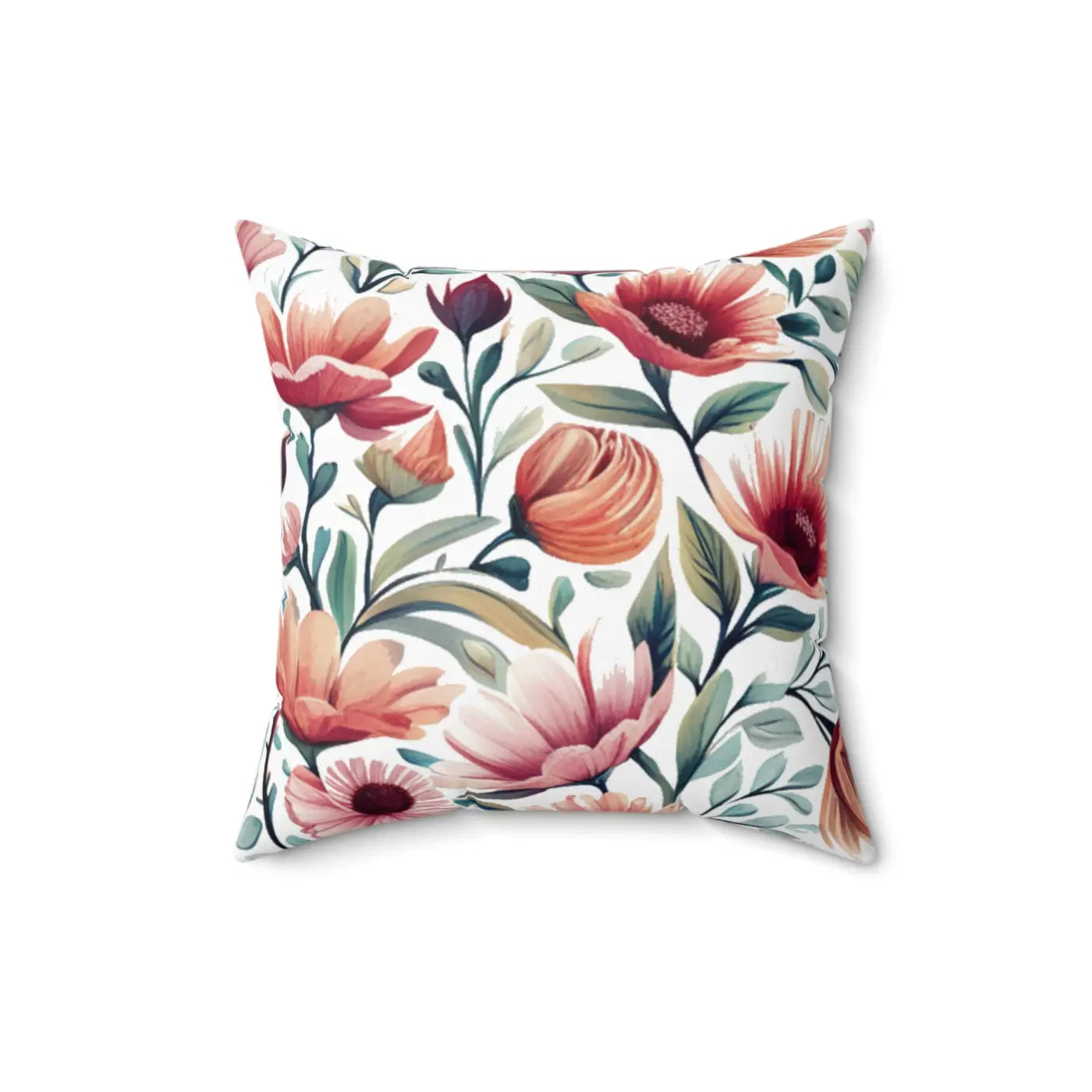 DipaliZ Colorful Large Flowers Pillow – Eco-friendly Gift