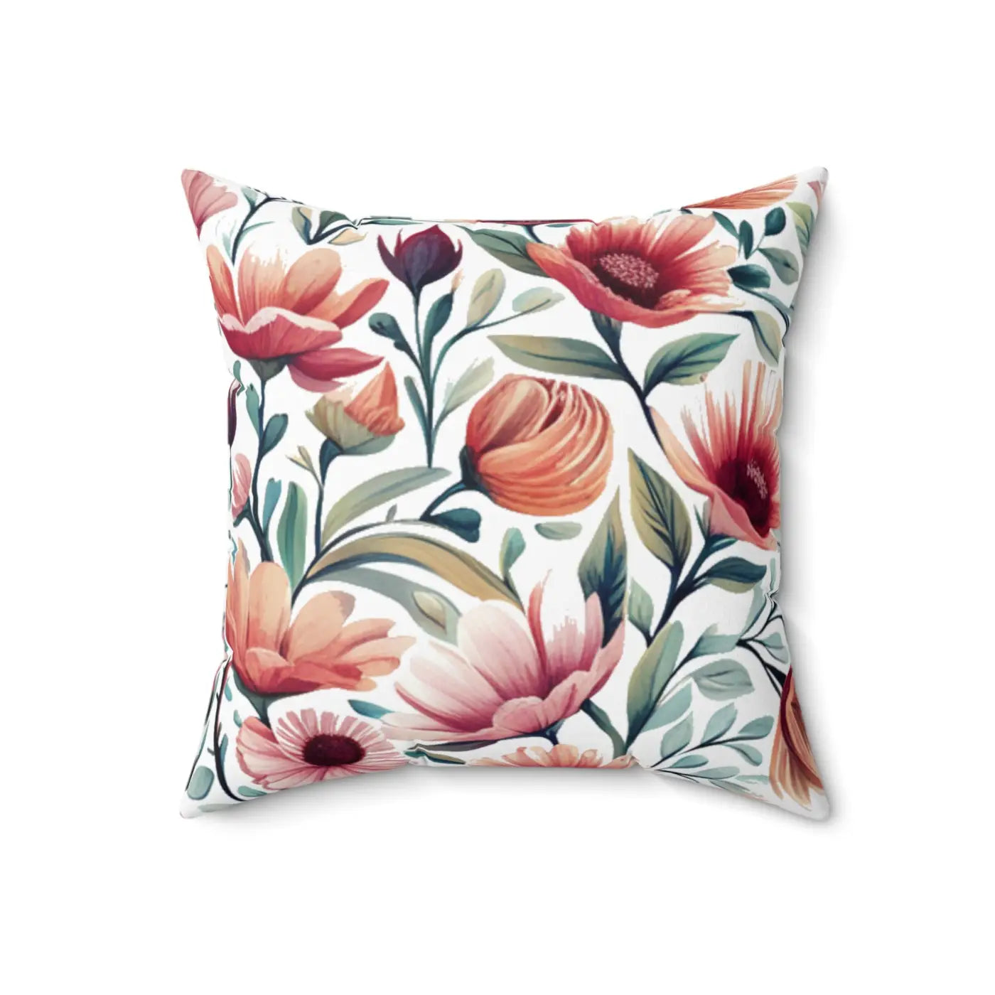 DipaliZ Colorful Large Flowers Pillow – Eco-friendly Gift