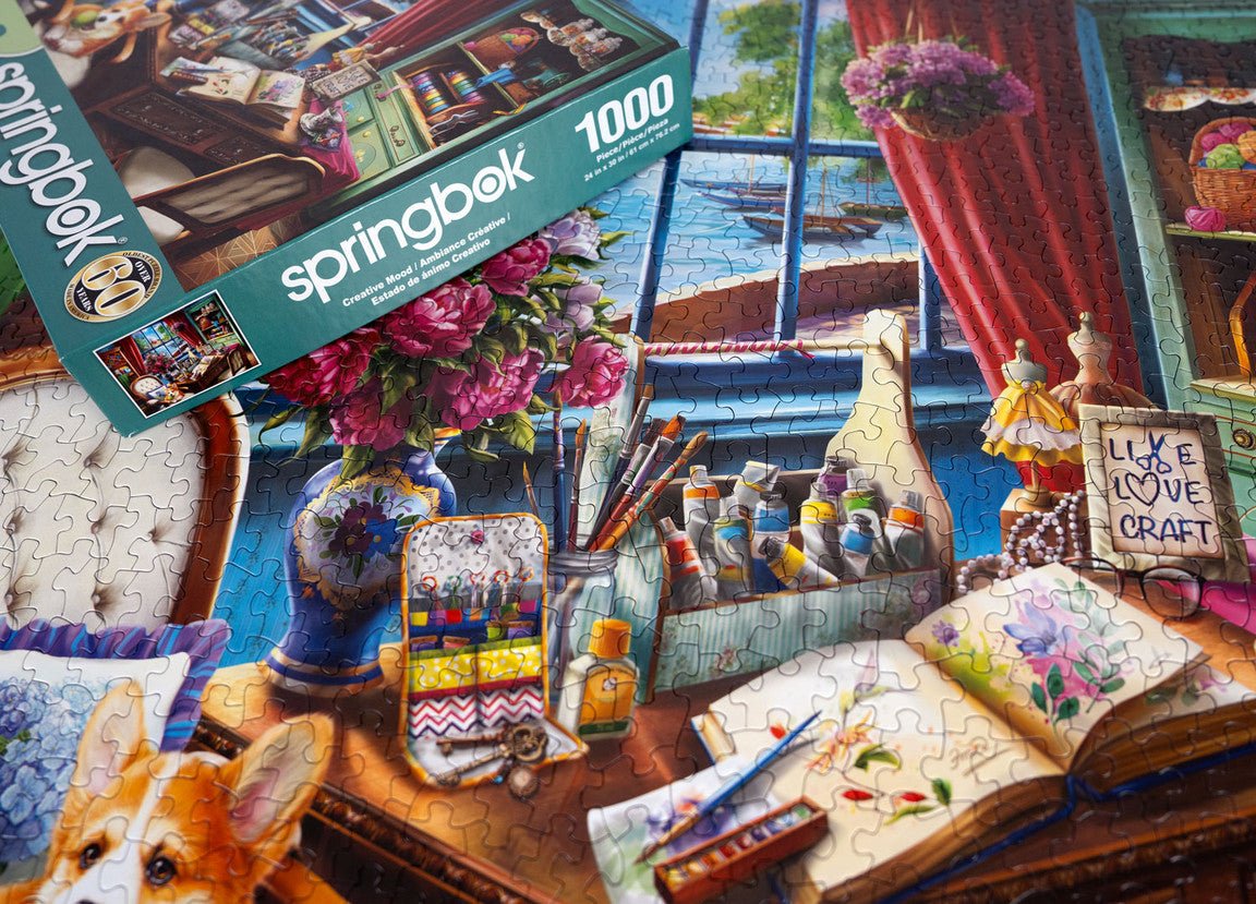 Creative Mood 1000 Piece Jigsaw Puzzle | Springbok Puzzles