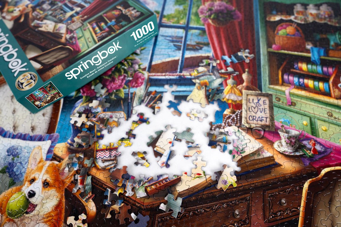 Creative Mood 1000 Piece Jigsaw Puzzle | Springbok Puzzles