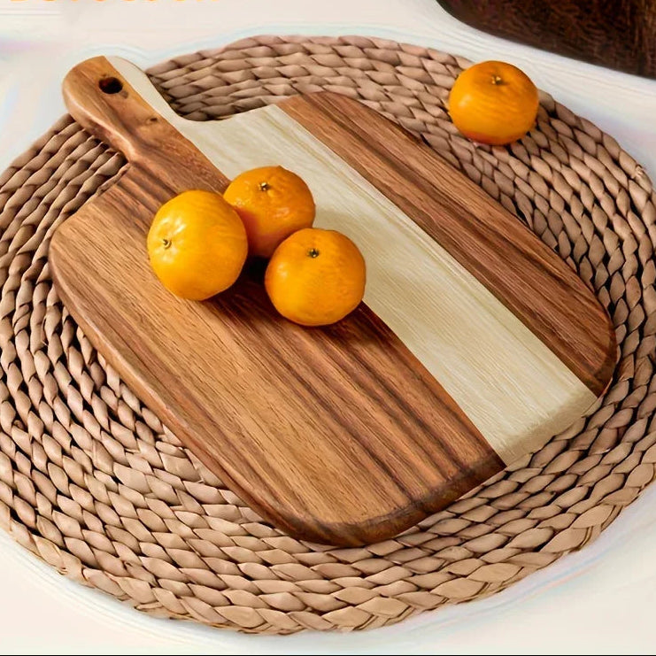 Cutting Board - Non-Porous Acacia Wood with Handle