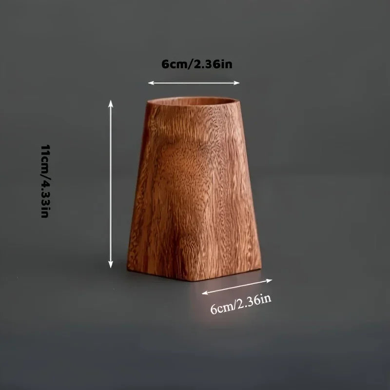 Desk Organizer - Compact Walnut Tray