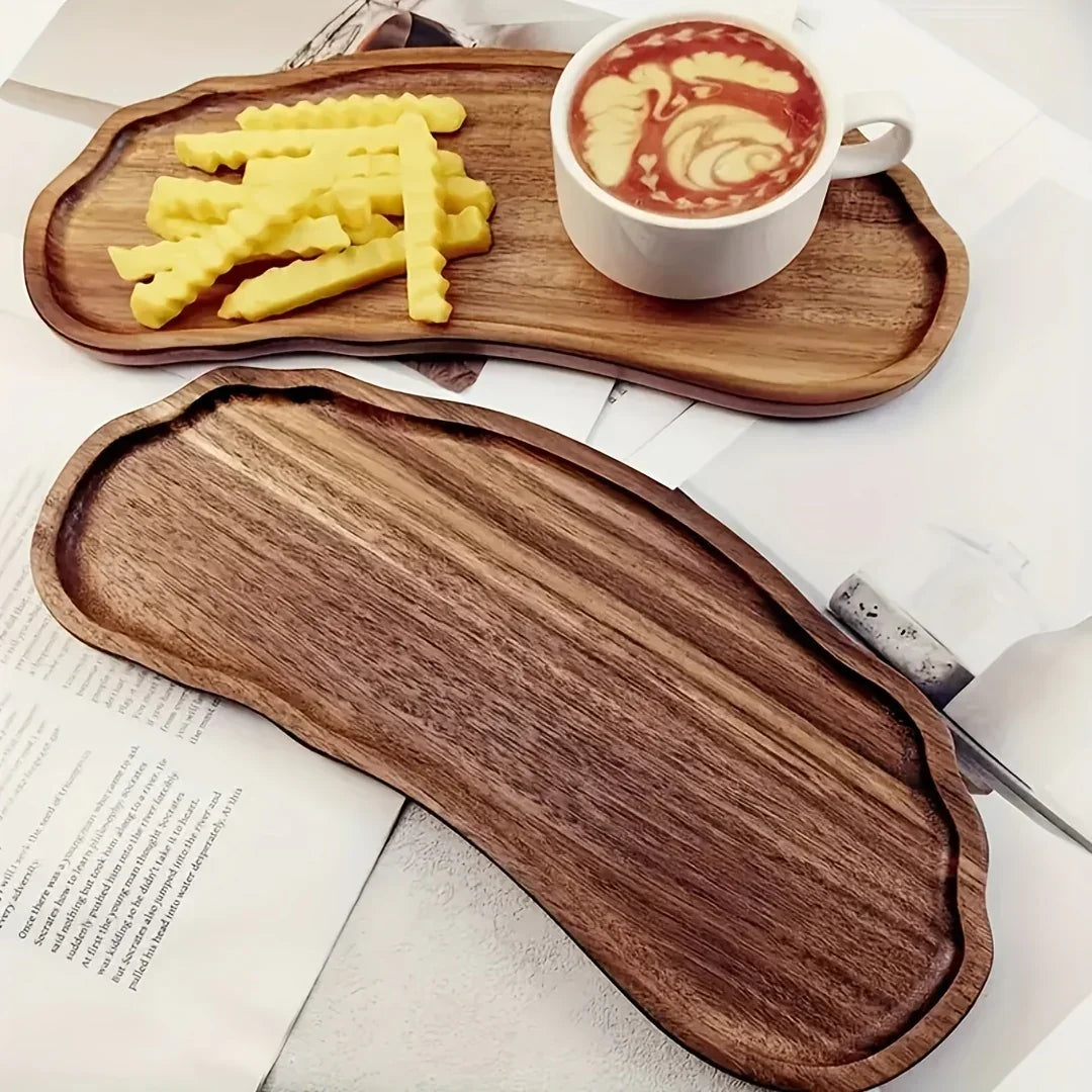 Dessert Tray - Wooden Rectangular