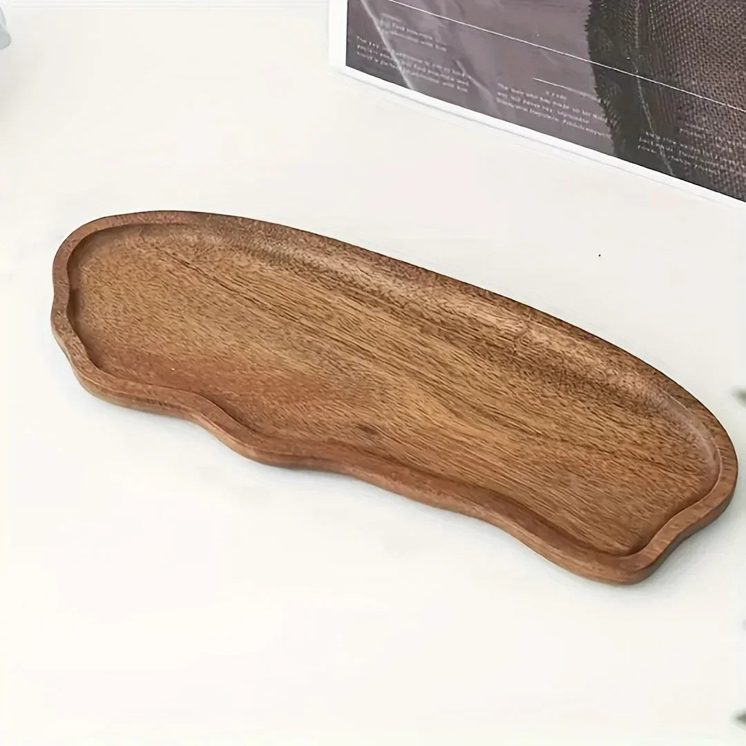 Dessert Tray - Wooden Rectangular