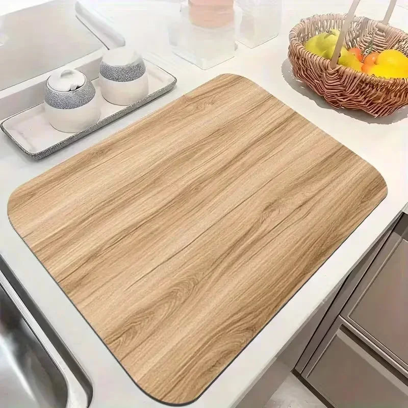 Dish Mat - Minimalist Colorful Rectangular
