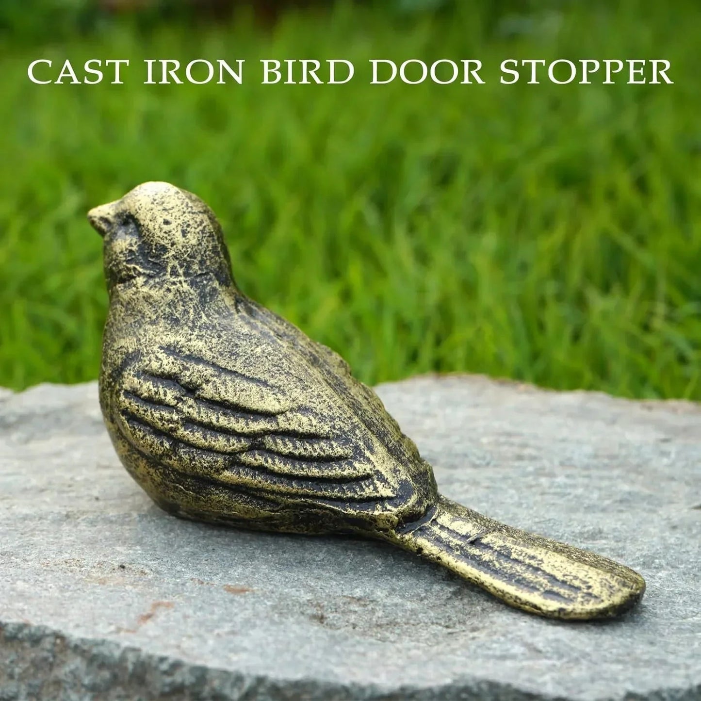 Cast Iron Bird Door Stopper Decorative Floor Wedge