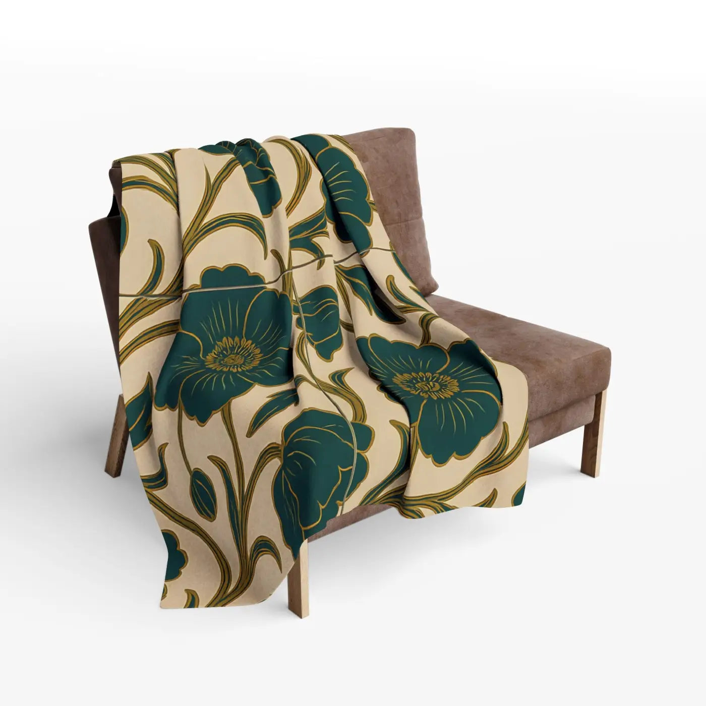 DipaliZ Floral Throw Blanket Arctic Fleece Softness