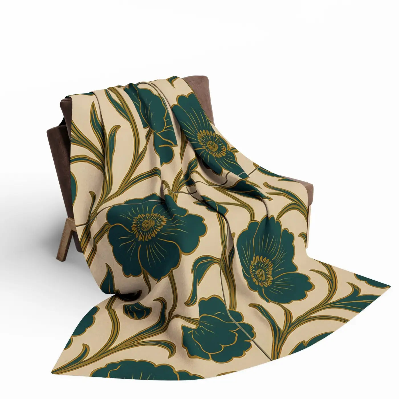 DipaliZ Floral Throw Blanket Arctic Fleece Softness