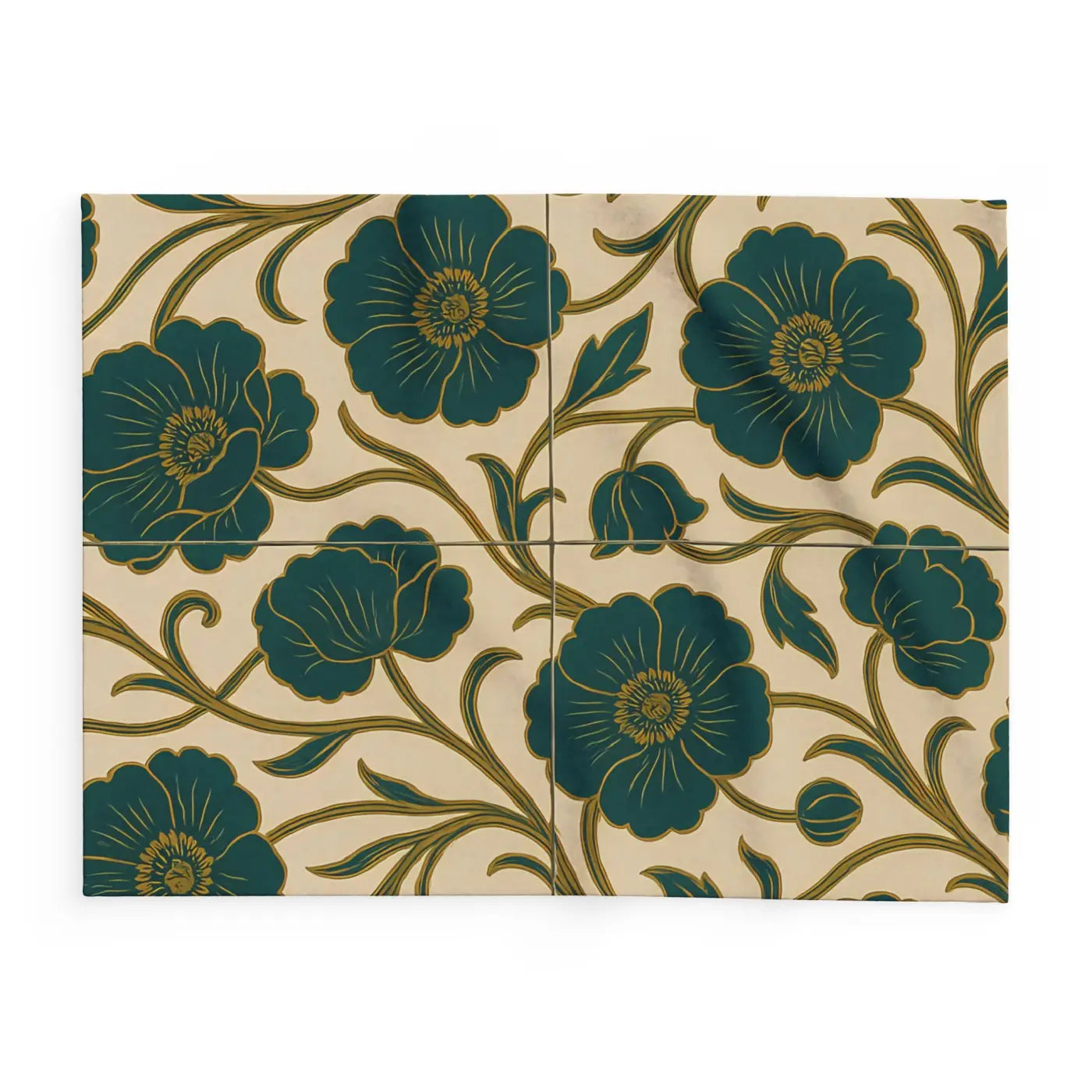 DipaliZ Floral Throw Blanket Arctic Fleece Softness