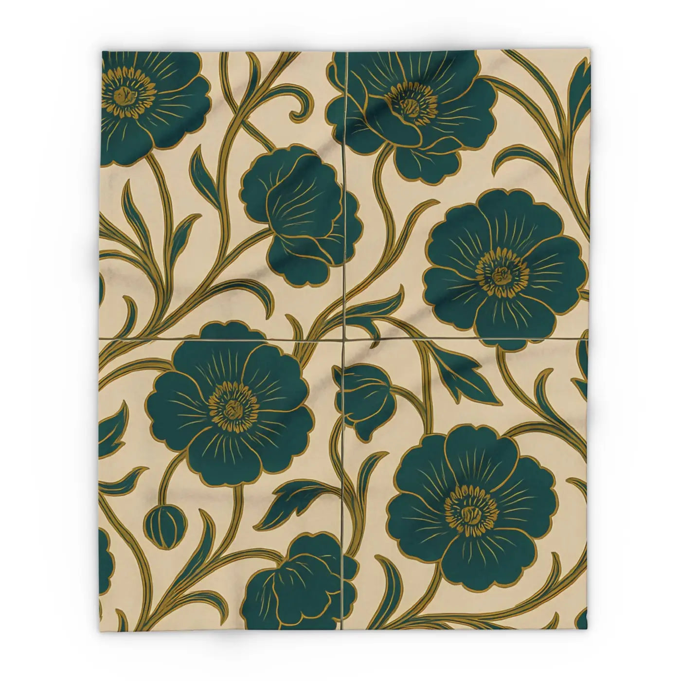 DipaliZ Floral Throw Blanket Arctic Fleece Softness
