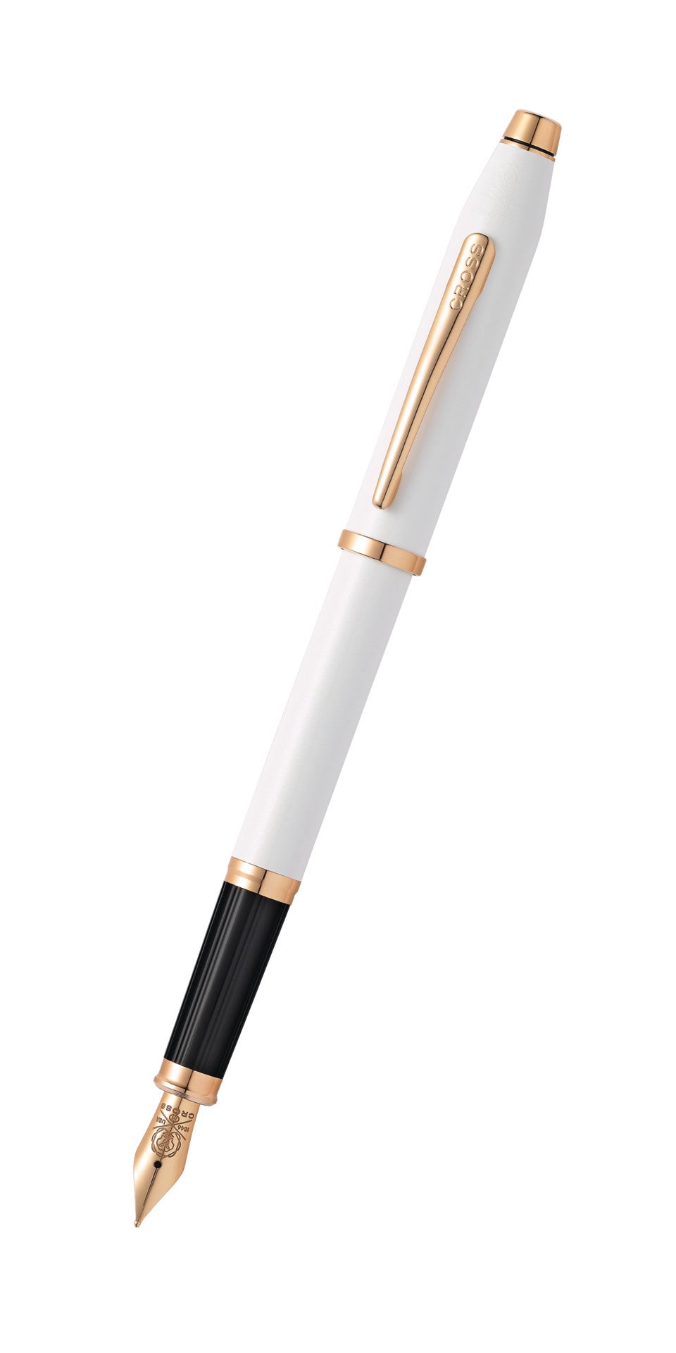 Century® II Pearlescent White Lacquer Medium Nib Fountain Pen