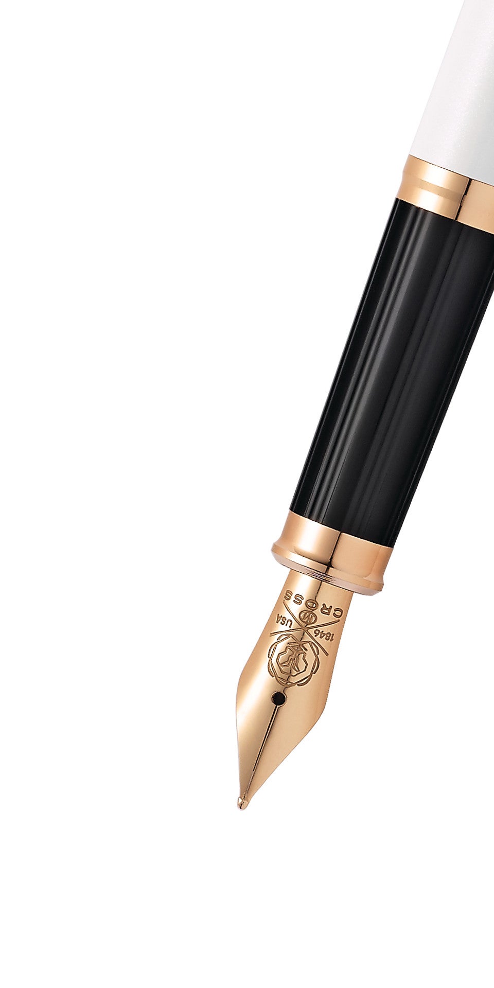 Century® II Pearlescent White Lacquer Medium Nib Fountain Pen