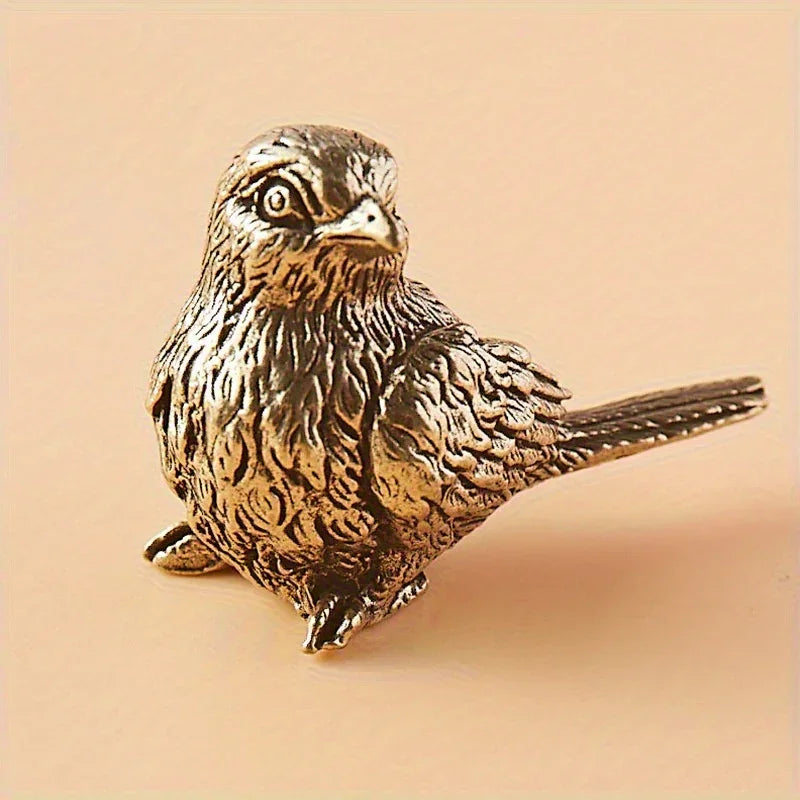Figurine - Vintage Brass Bird