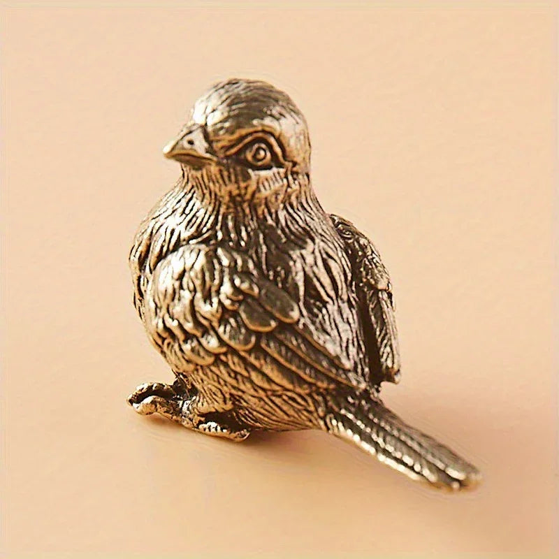 Figurine - Vintage Brass Bird