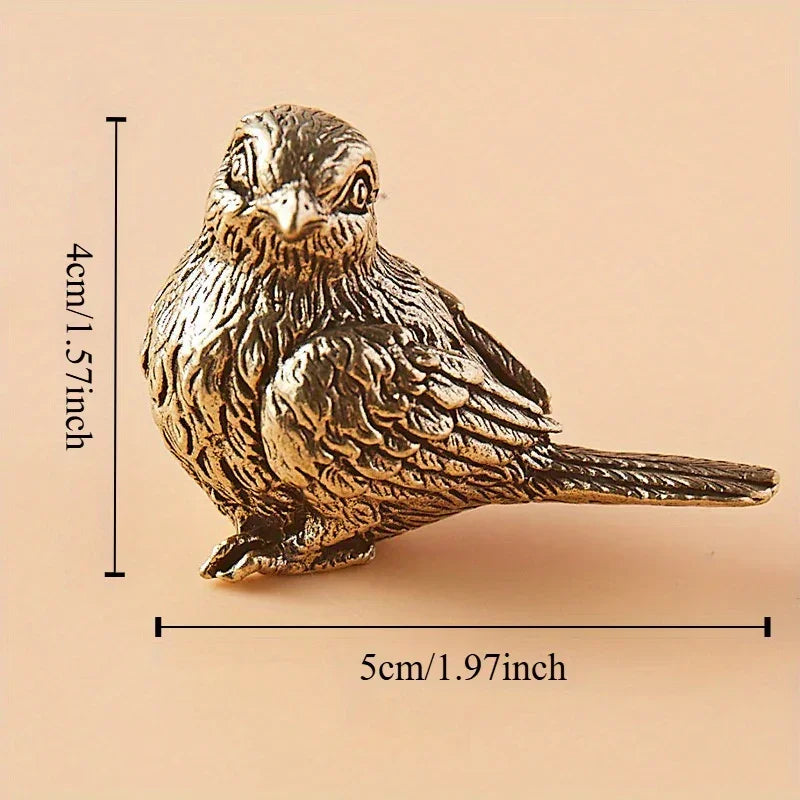 Figurine - Vintage Brass Bird