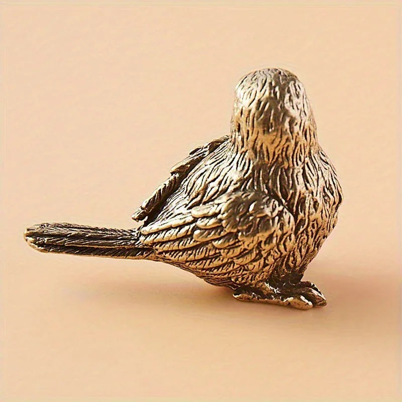 Figurine - Vintage Brass Bird