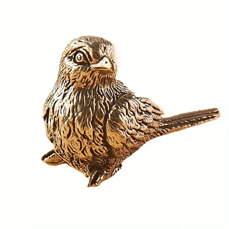 Figurine - Vintage Brass Bird