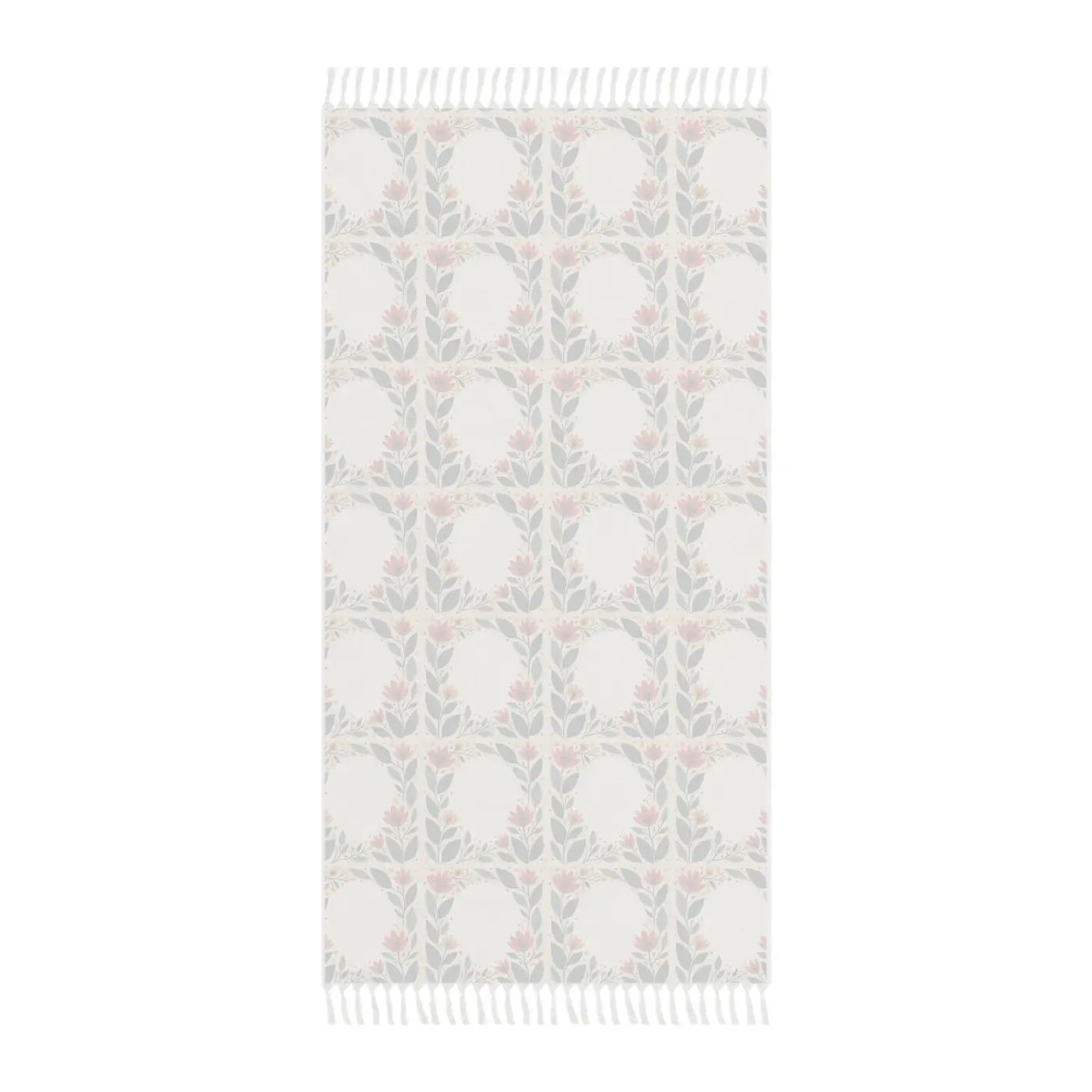 DipaliZ Boho Beach Blanket Vibrant Floral Pattern Large