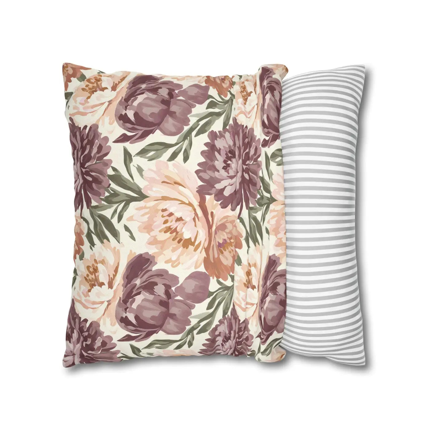 DipaliZ Floral Peony Pillowcase Spun Polyester 18x18