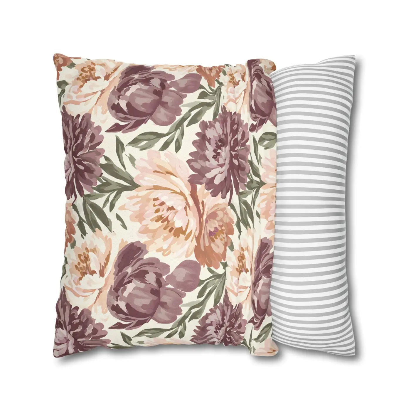 DipaliZ Floral Peony Pillowcase Spun Polyester 18x18