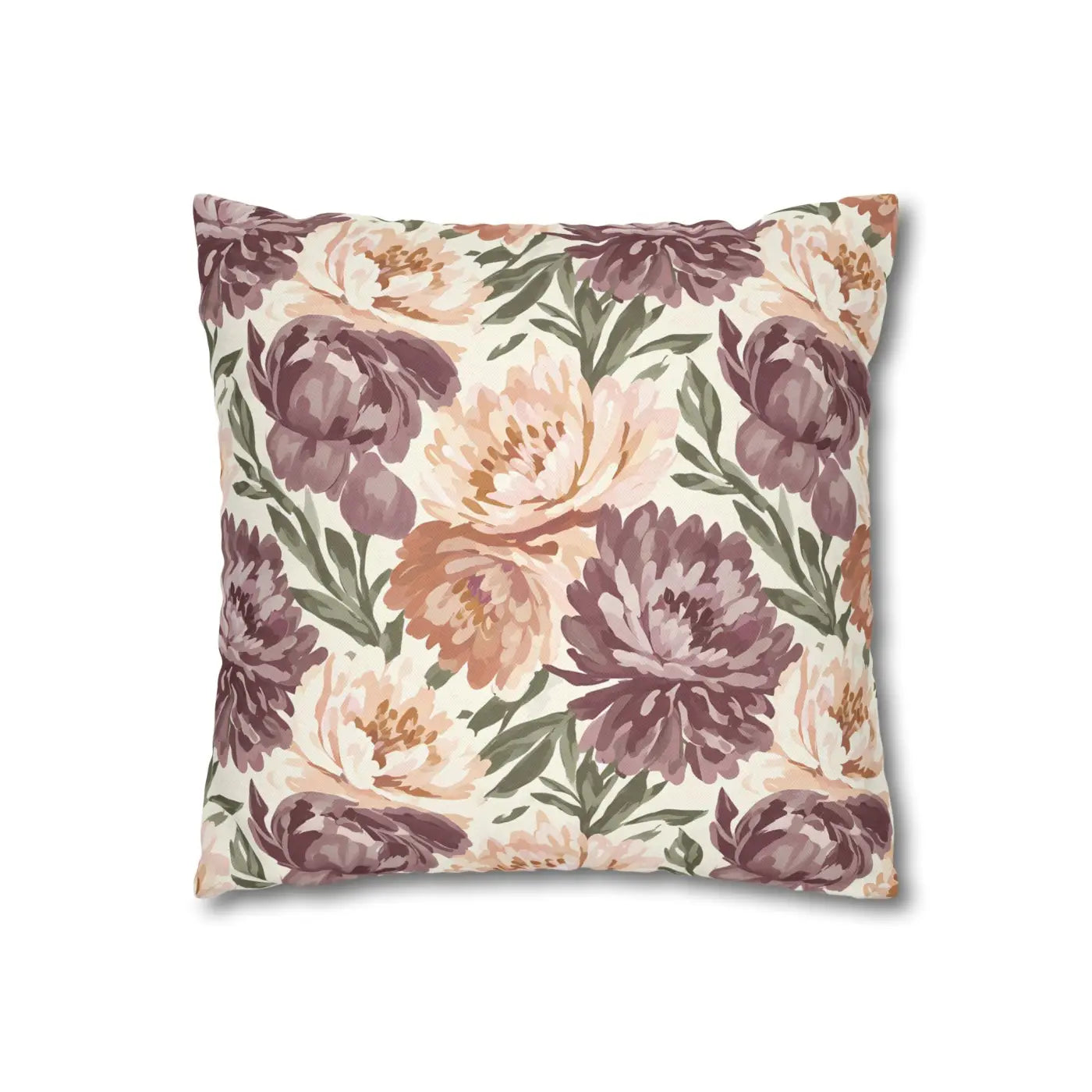DipaliZ Floral Peony Pillowcase Spun Polyester 18x18
