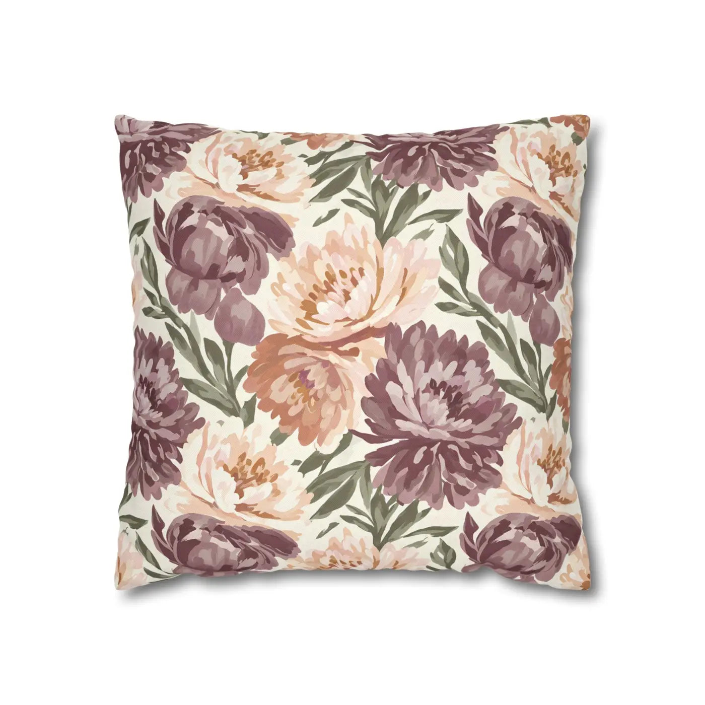 DipaliZ Floral Peony Pillowcase Spun Polyester 18x18