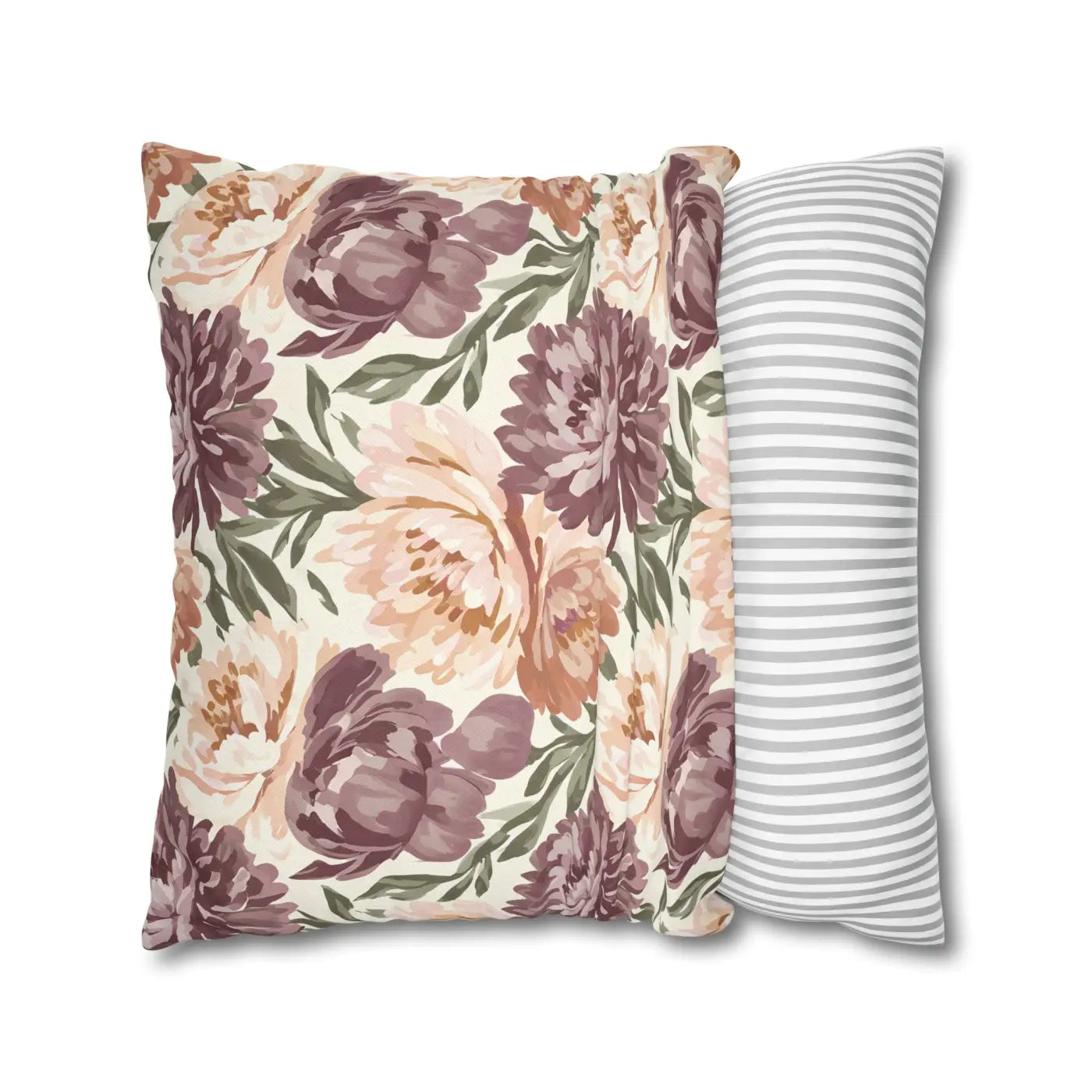 DipaliZ Floral Peony Pillowcase Spun Polyester 18x18
