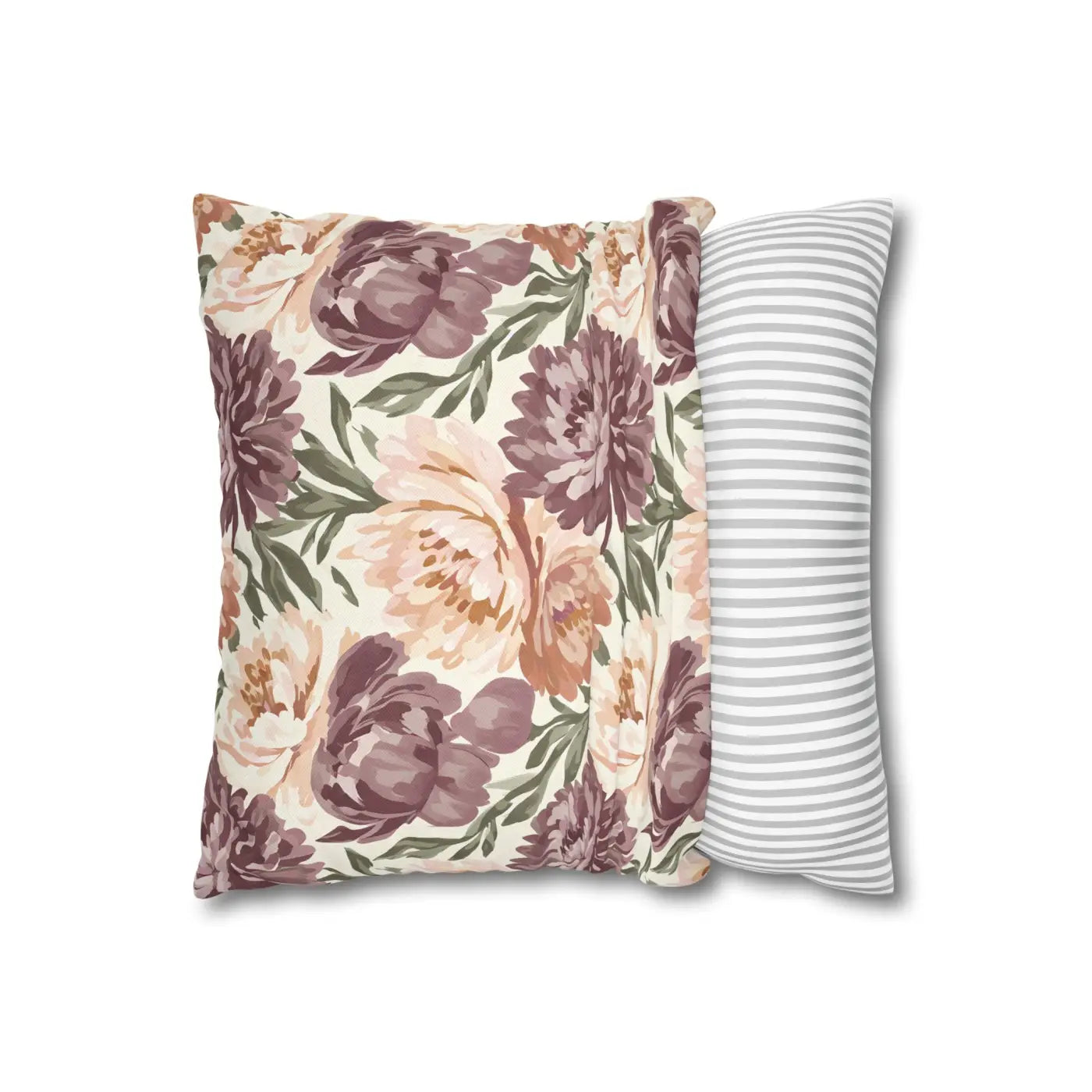 DipaliZ Floral Peony Pillowcase Spun Polyester 18x18
