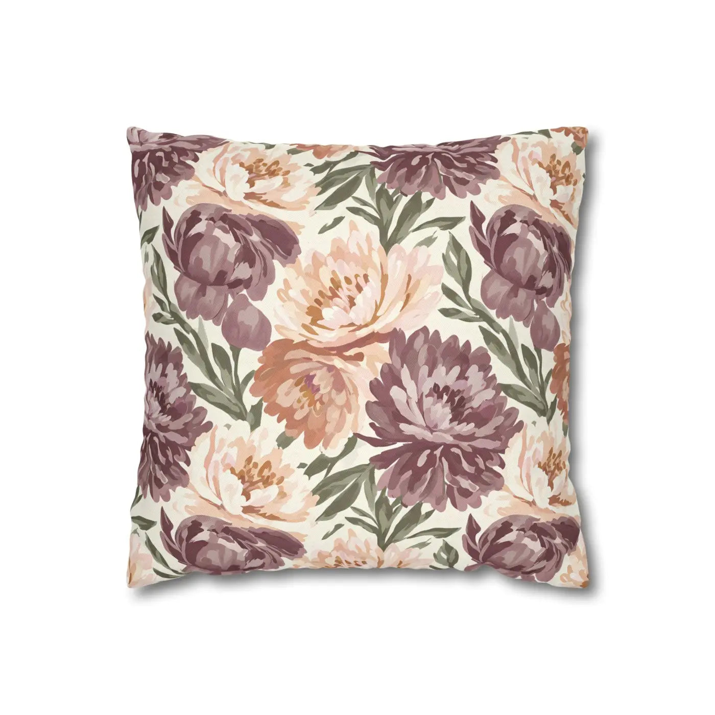 DipaliZ Floral Peony Pillowcase Spun Polyester 18x18