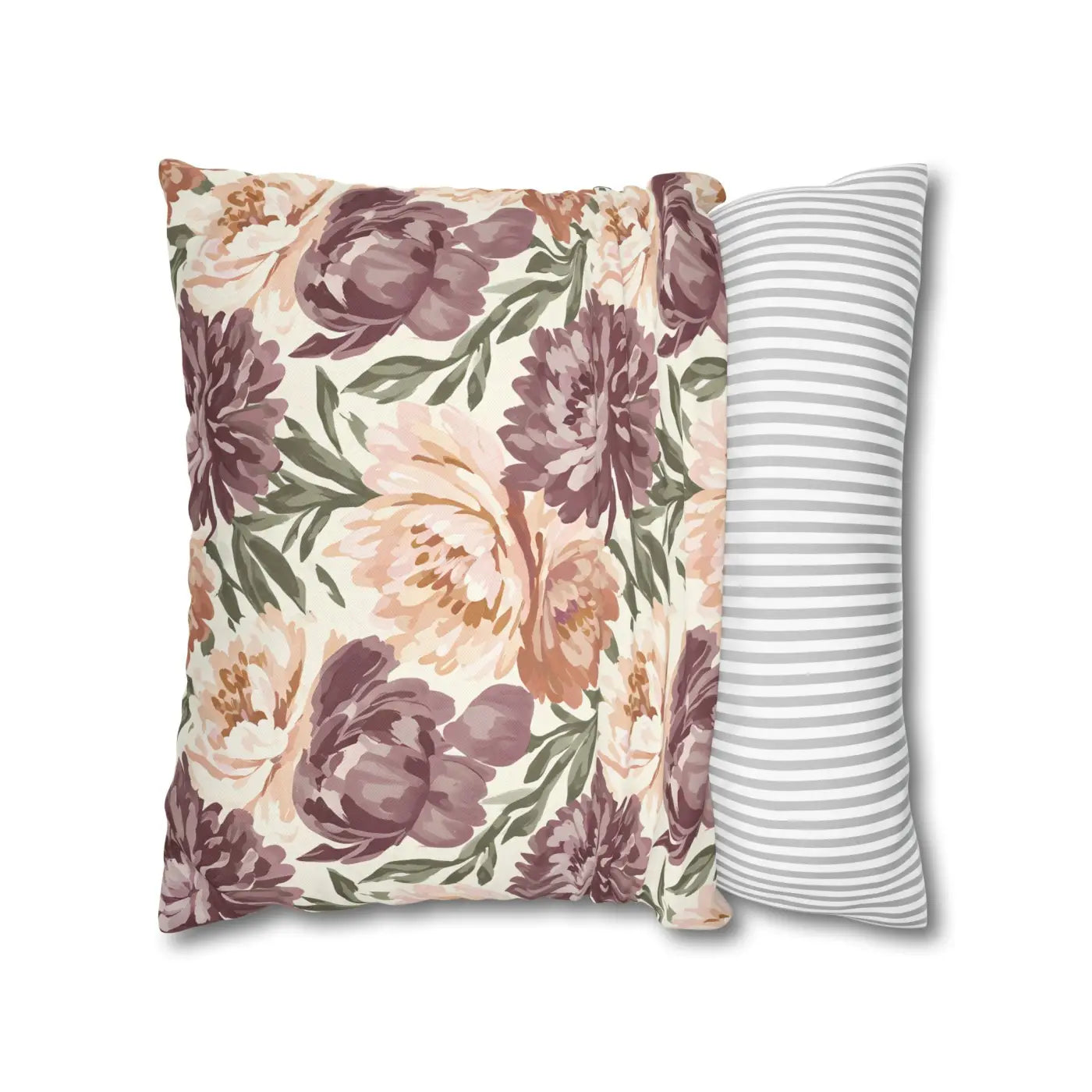 DipaliZ Floral Peony Pillowcase Spun Polyester 18x18
