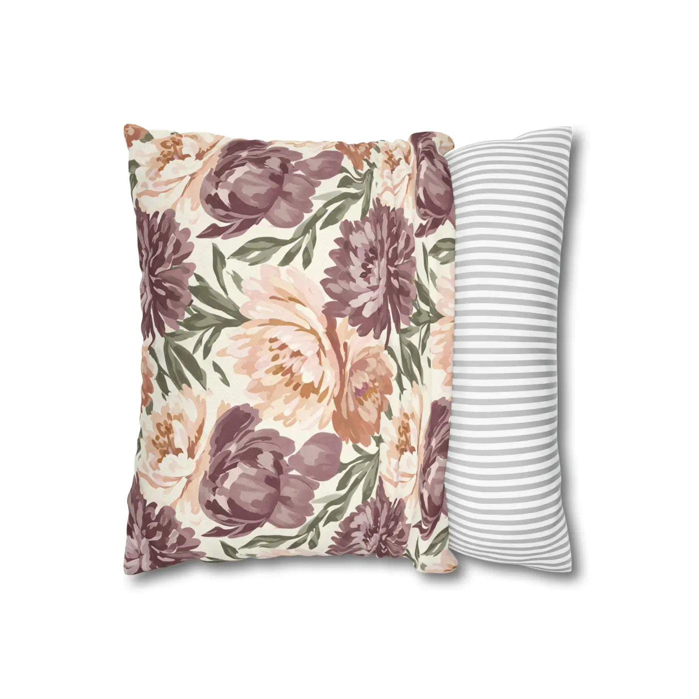 DipaliZ Floral Peony Pillowcase Spun Polyester 18x18