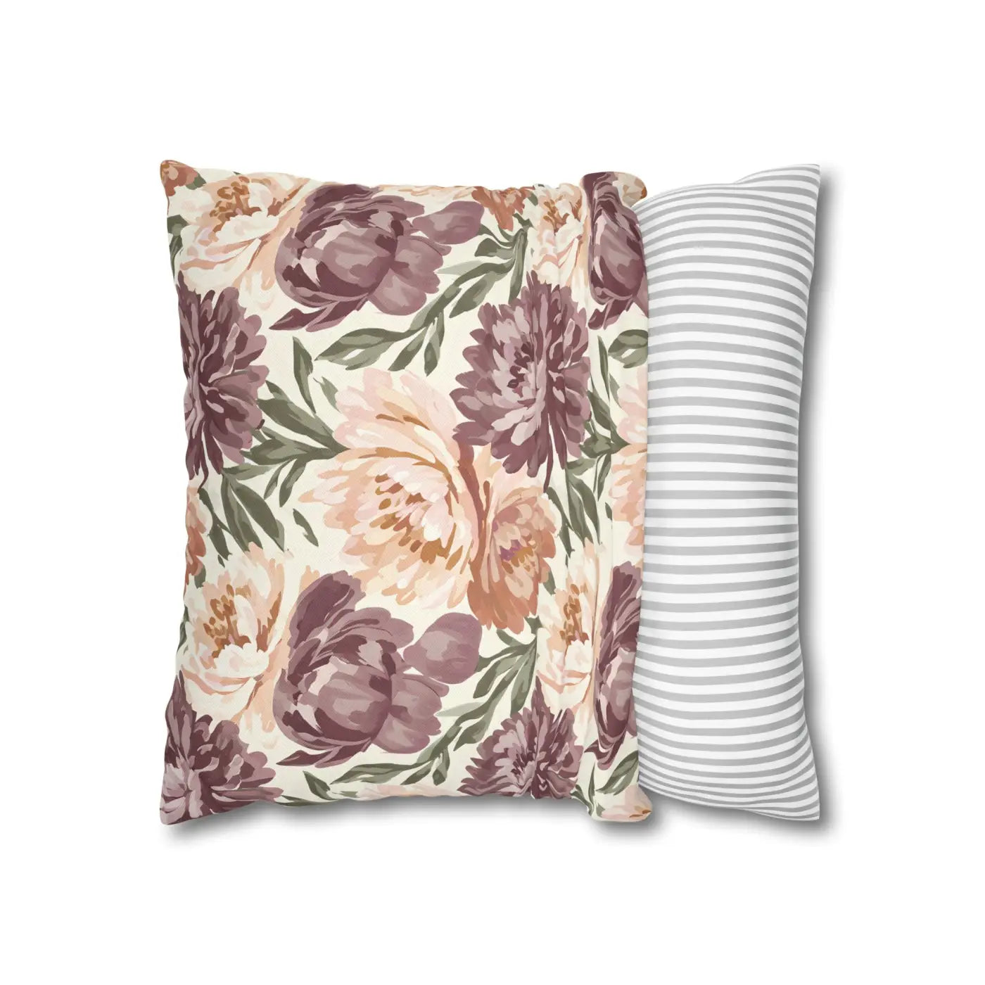 DipaliZ Floral Peony Pillowcase Spun Polyester 18x18