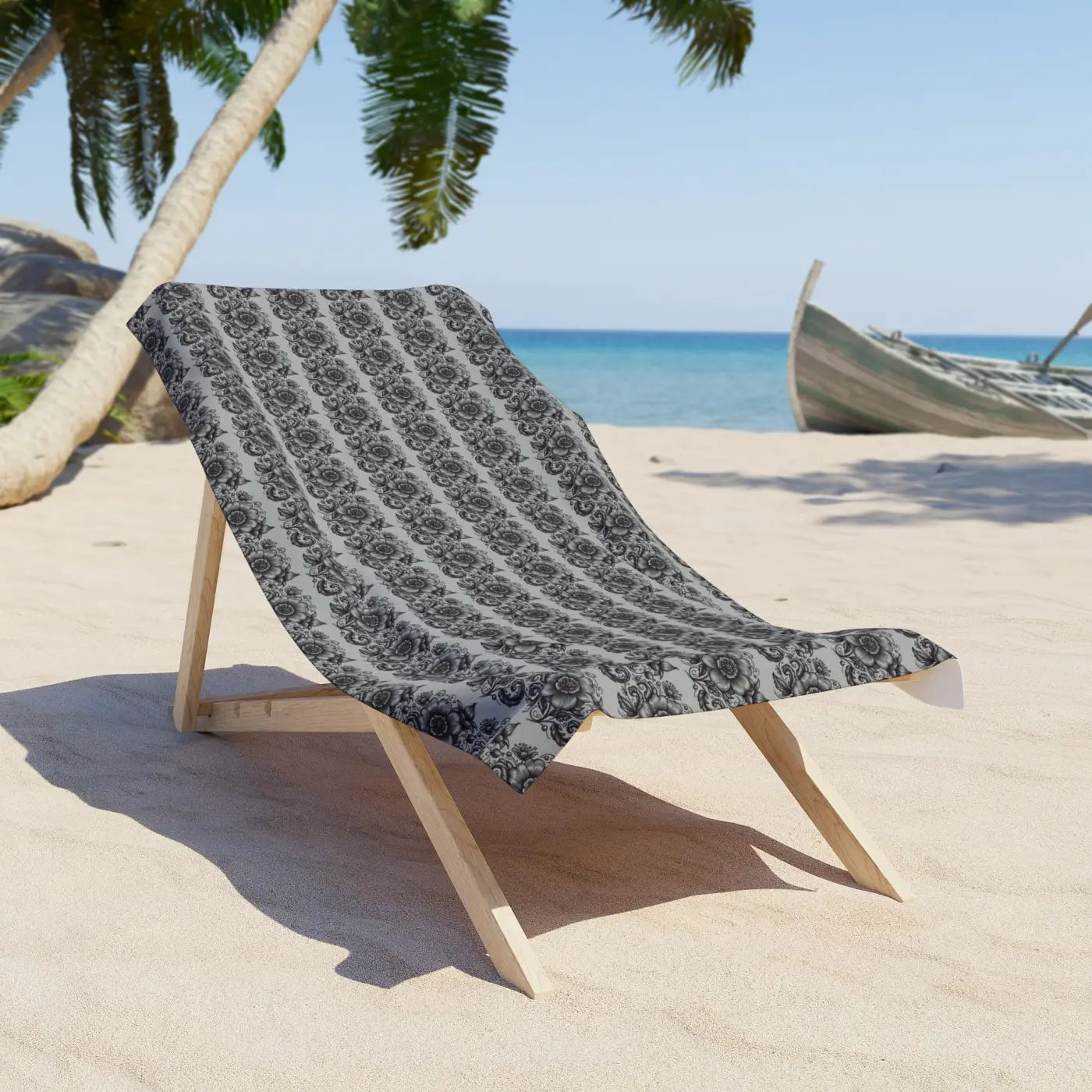 DipaliZ Floral Beach Towel Vivid Floral Prints Cotton Back