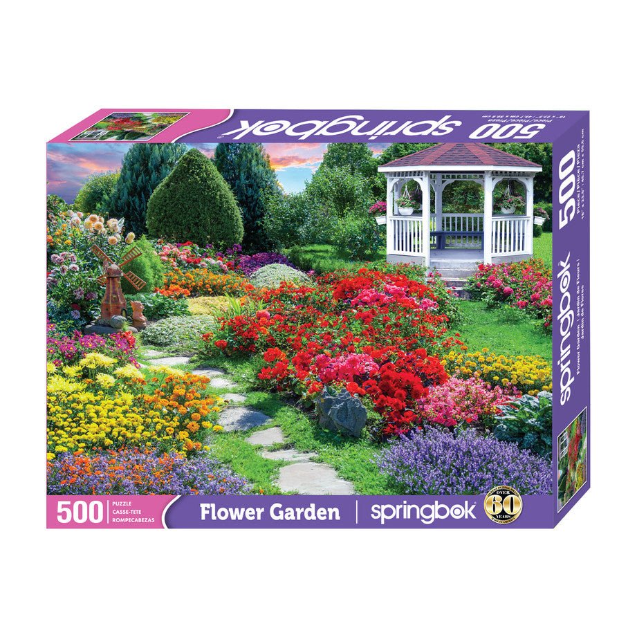 Flower Garden 500 Piece Jigsaw Puzzle by Springbok Puzzles