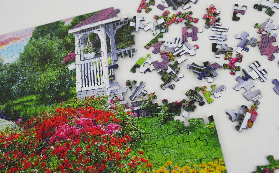 Flower Garden 500 Piece Jigsaw Puzzle by Springbok Puzzles