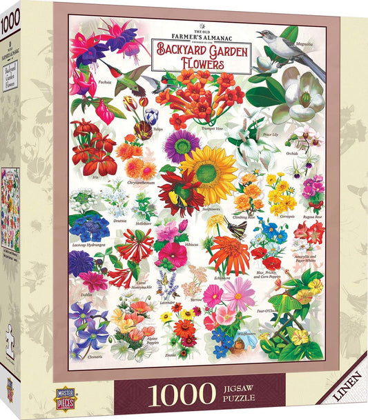 Backyard Garden Flowers 1000 Piece Jigsaw Puzzle | Masterpieces